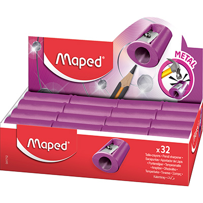 041712 MAPED                                                        | SACAPUNTAS MAPED SATELLITE METALICO ROSA                                                                                                                                                                                                                  