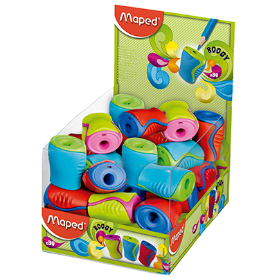 063311 MAPED                                                        | SACAPUNTAS BOOGY 1 ORIFICIOS CON DEPOSITO DISPLAY X 30                                                                                                                                                                                                    
