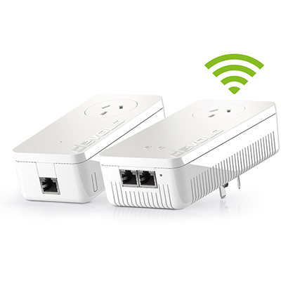 08213 DEVOLO                                                       | EXTENSOR POWERLINE DEVOLO DLAN 1200+ AC WIFI STARTER KIT                                                                                                                                                                                                  