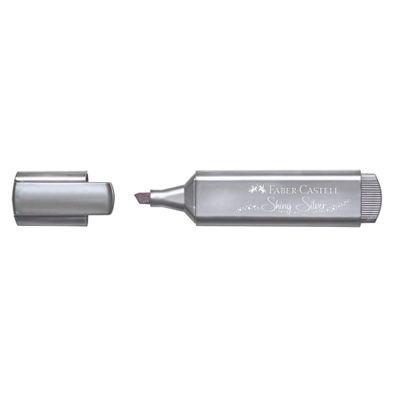 154661 FABER                                                        | RESALTADOR FABER TEXTLINER METALLIC PLATA                                                                                                                                                                                                                 