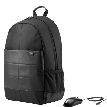 1FK04AA HP                                                           | COMBO MOCHILA HP CLASSIC 15.6 BACKPACK BLACK + MOUSE                                                                                                                                                                                                      