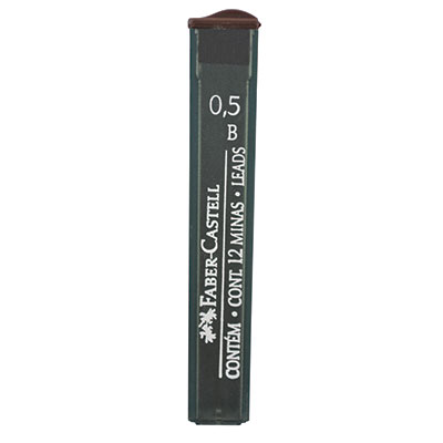 222501 FABER                                                        | MINA FABER DE GRAFITO B 0,5 MM                                                                                                                                                                                                                            