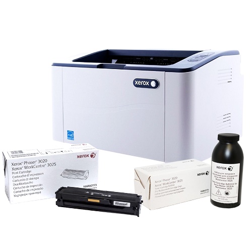 COMBO IMPRESORA XEROX 3020 + TONER 106R02773 + REFILL XEROX | Intermaco  Mayorista
