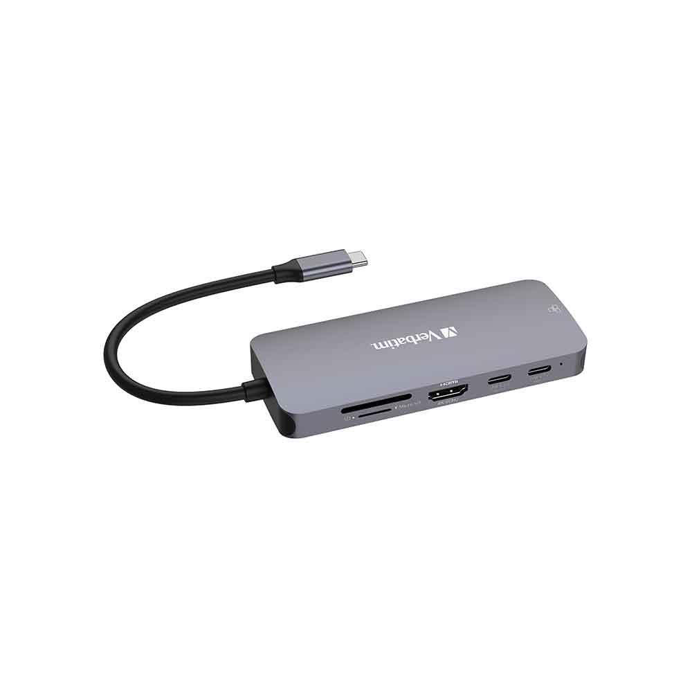 32152 VERBATIM                                                     | HUB MULTIPUERTO USB-C PRO 9 PUERTOS                                                                                                                                                                                                                       