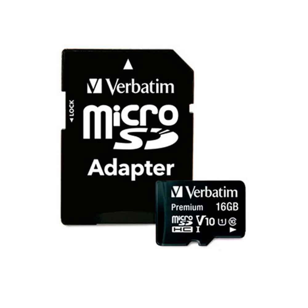 44082 VERBATIM                                                     | MEMORIA VERBATIM MICRO SDHC 16 GB CON ADAPTADOR 80 MB/S                                                                                                                                                                                                   