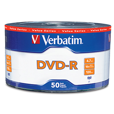 97493 VERBATIM                                                     | DVD-R VERBATIM 4.7GB 16X - TORRE X50                                                                                                                                                                                                                      