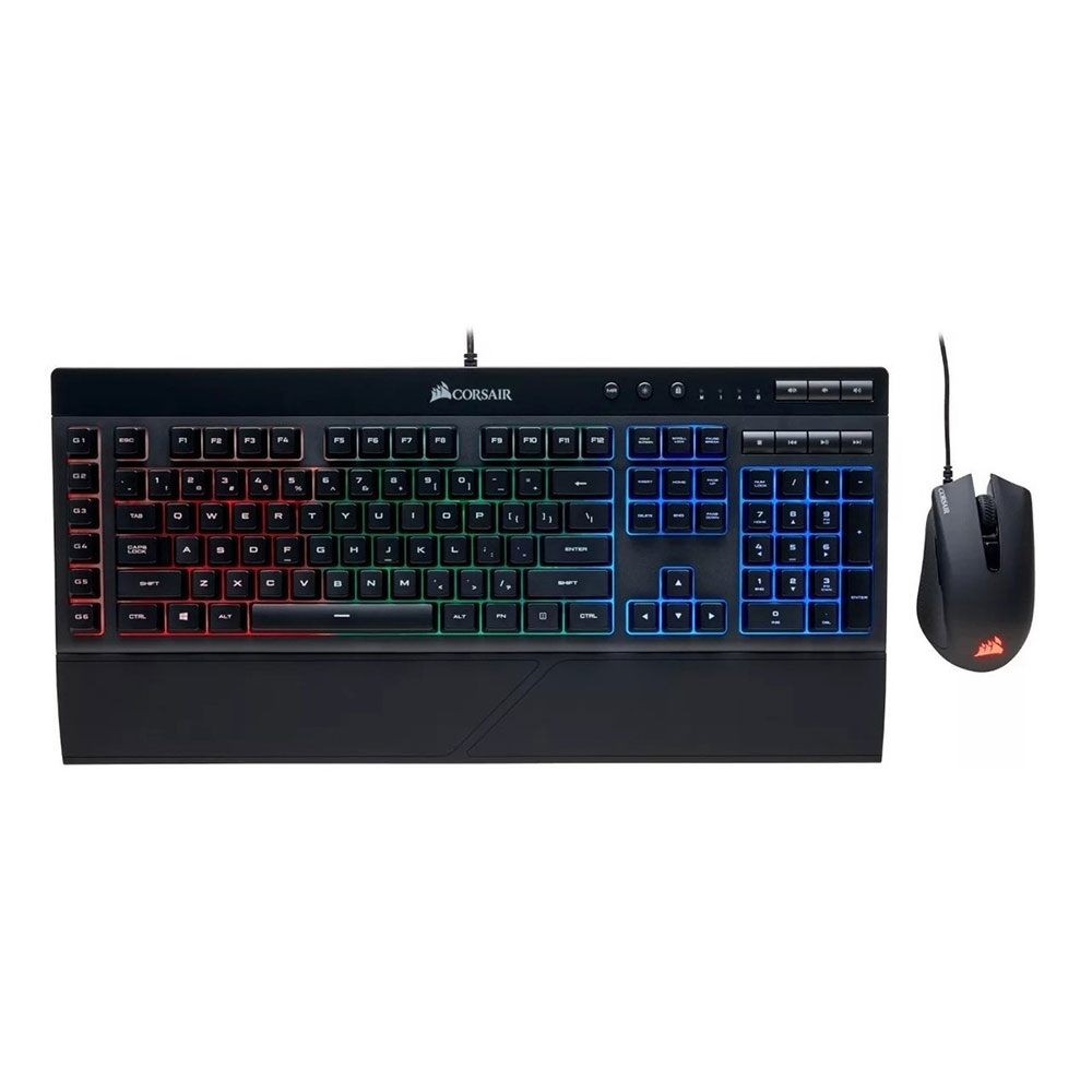CORSAIR GAMING K55 + HARPOON RGB GAMING KEYBOARD AND MOUSE COMBO