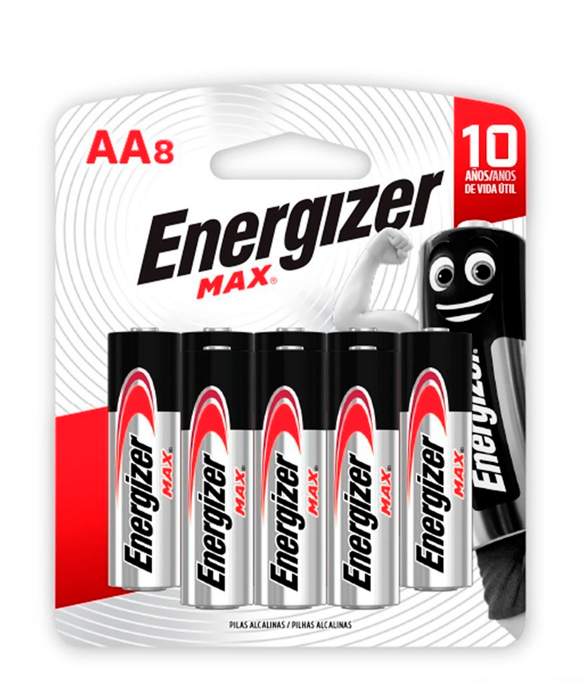 PILAS ALCALINAS ENERGIZER MAX AA E91 BLISTER X8