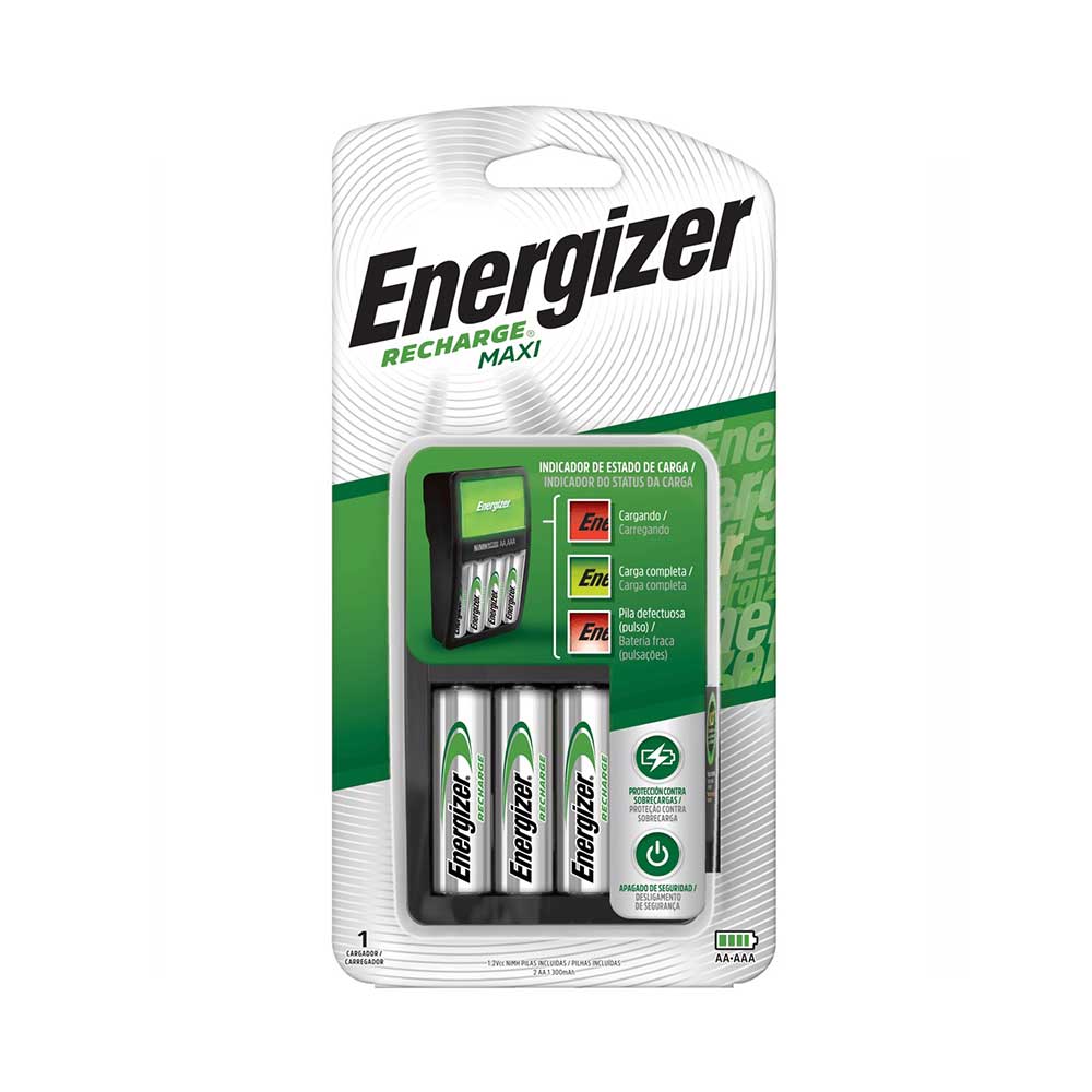 E300698500 ENERGIZER                                                    | CARGADOR DE PILAS ENERGIZER MAXI (CHVCMWB-2)                                                                                                                                                                                                              