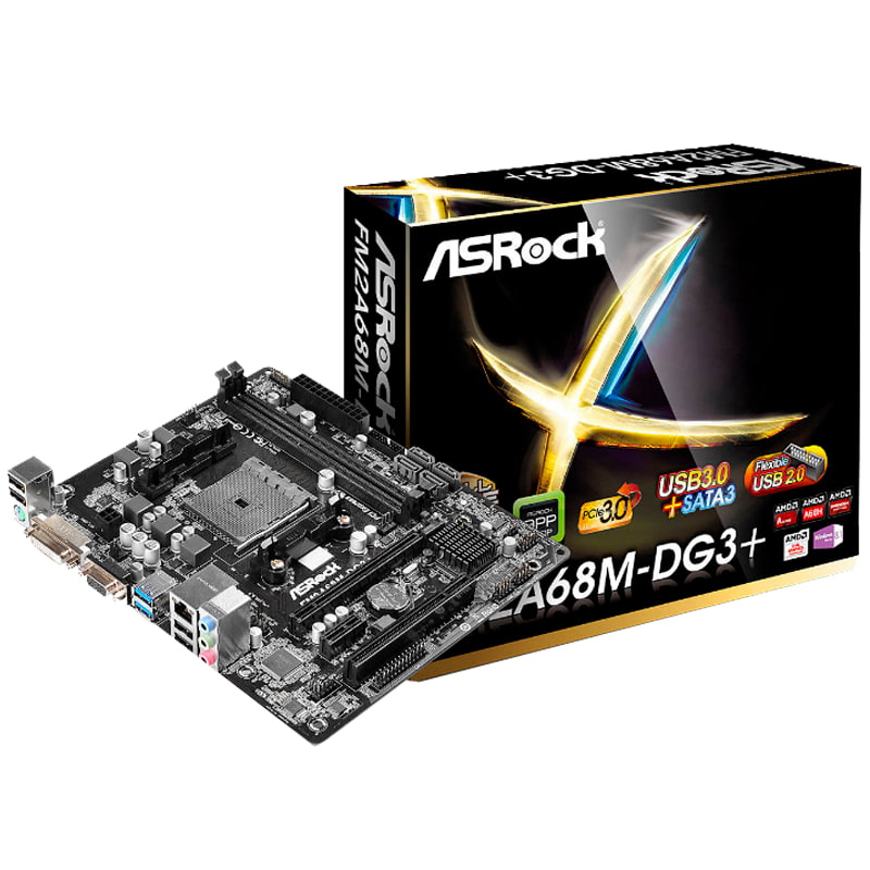 FM2A68M-DG3 ASROCK                                                       | MOTHER ASROCK FM2A68M-DG3+ (AMD FM2+) DDR3                                                                                                                                                                                                                