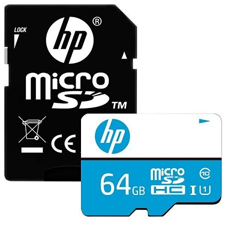 HFUD064-1U1BA HP                                                           | MEMORIA HP MICRO SD MX310 64GB CL10 U1 100MB/S                                                                                                                                                                                                            