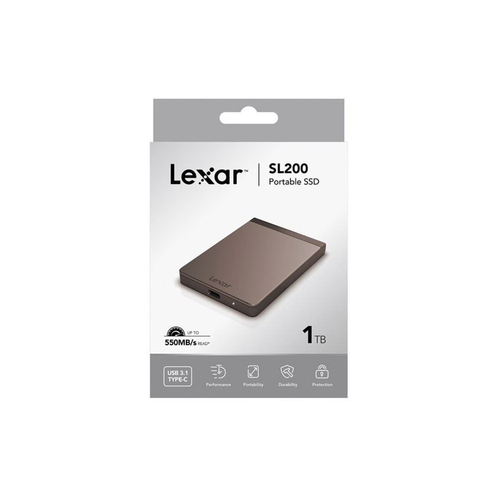 LSL200X001T-RNNNU LEXAR                                                        | SSD EXTERNO 1TB 550MB/S READ AND 400MB/S WRITE                                                                                                                                                                                                            