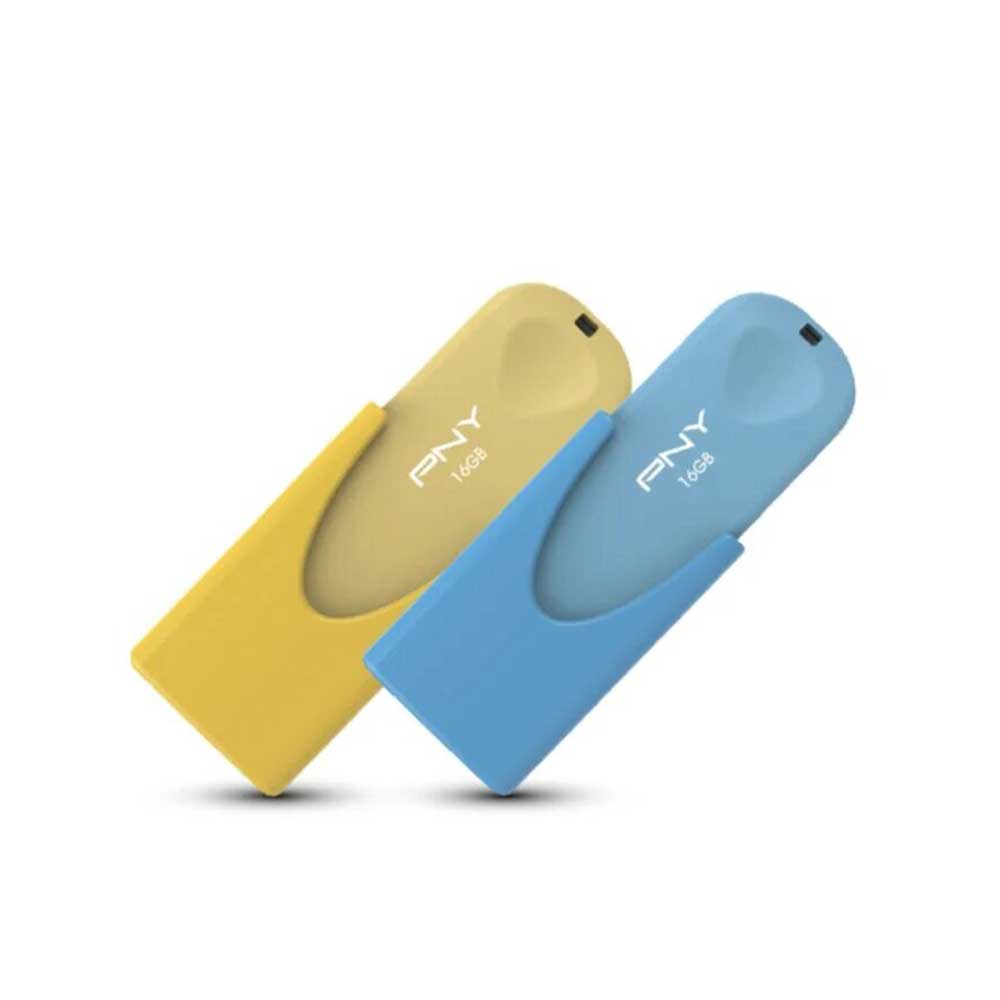 P-FD16GX2AT4BY-RB PNY                                                          | PENDRIVE PNY ATTACHÉ 4 USB 2.0 16GB PACK X 2 (BLUE X YELLOW)                                                                                                                                                                                              