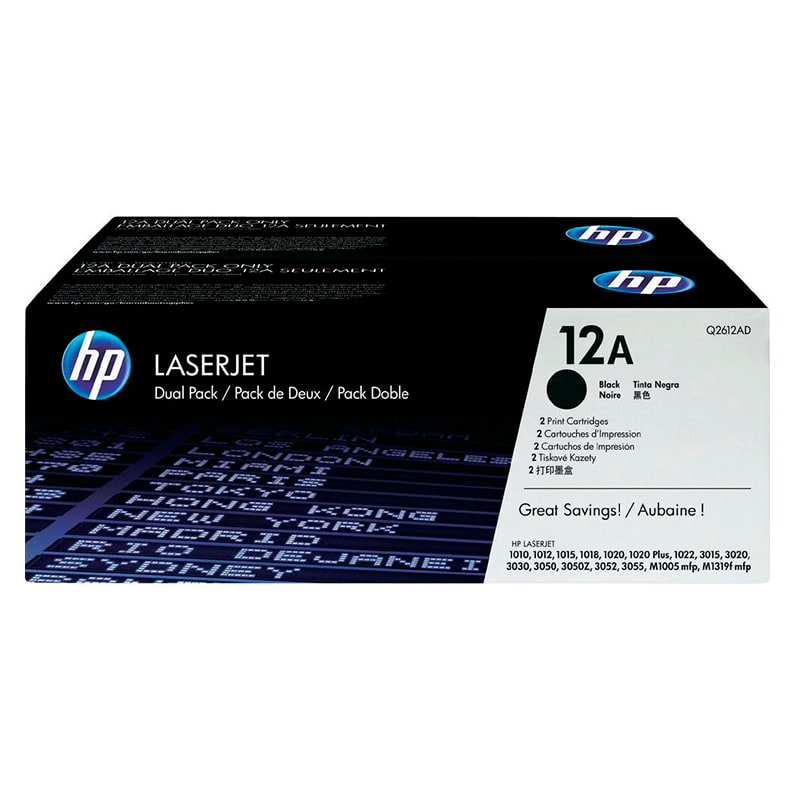 Q2612AD HP                                                           | TONER HP 12A DUAL PACK- NEGRO                                                                                                                                                                                                                             