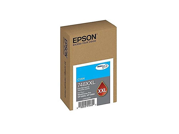 T748XXL220-AL EPSON                                                        | CARTUCHO EPSON T748 CIAN P/ WF-6090 / 6590                                                                                                                                                                                                                