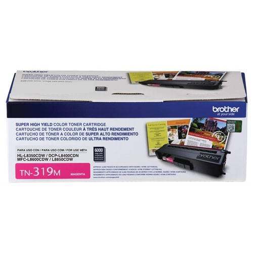 TN319M BROTHER                                                      | TONER BROTHER TN319M MAGENTA P/ L8350CDW / MFC- L8850CDW                                                                                                                                                                                                  