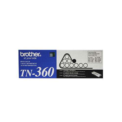 TN360 BROTHER                                                      | TONER BROTHER TN-360  P/LÁSER 2140/ 2170W/ 7040/ 7440N/ 7840W                                                                                                                                                                                             