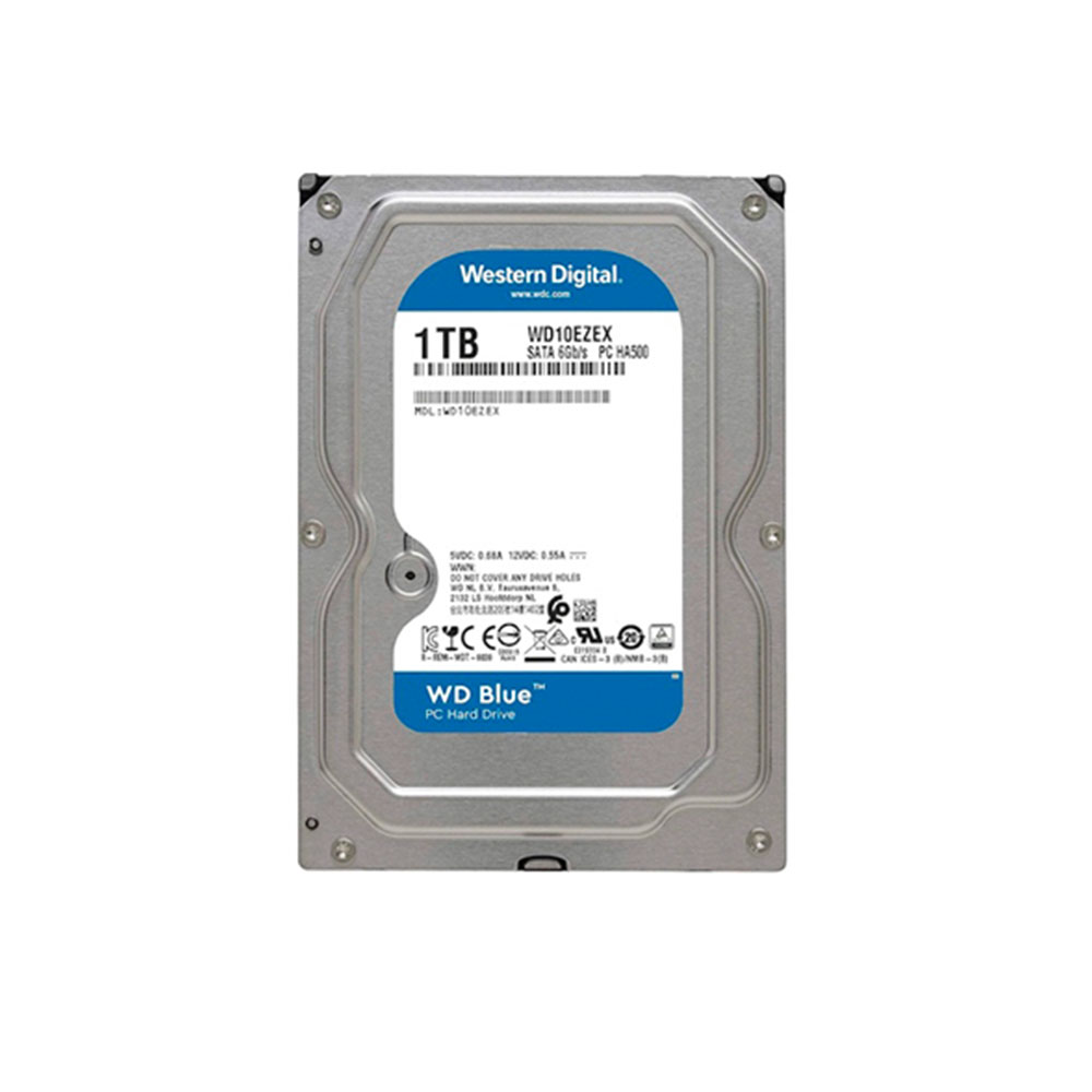 WD10EZEX WESTERN DIGITAL                                              | DISCO RIGIDO WD INTERNO HDD 1TB BLUE 3,5